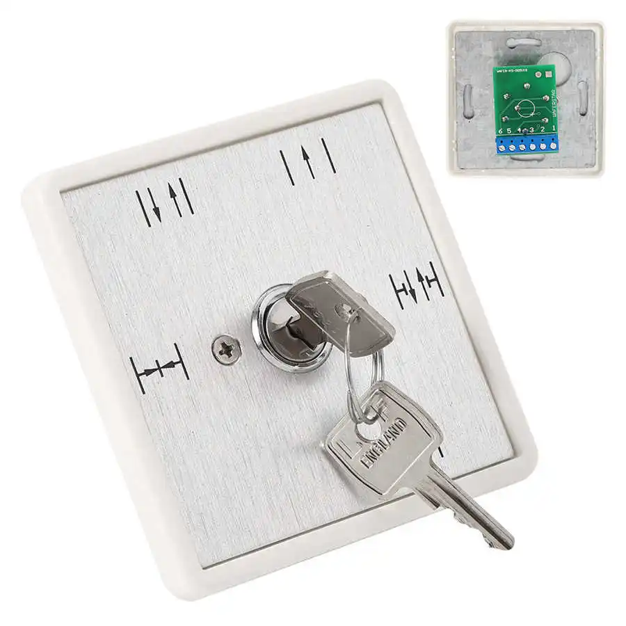 5 Position Key Switch Automatic Sliding Door Operation Function