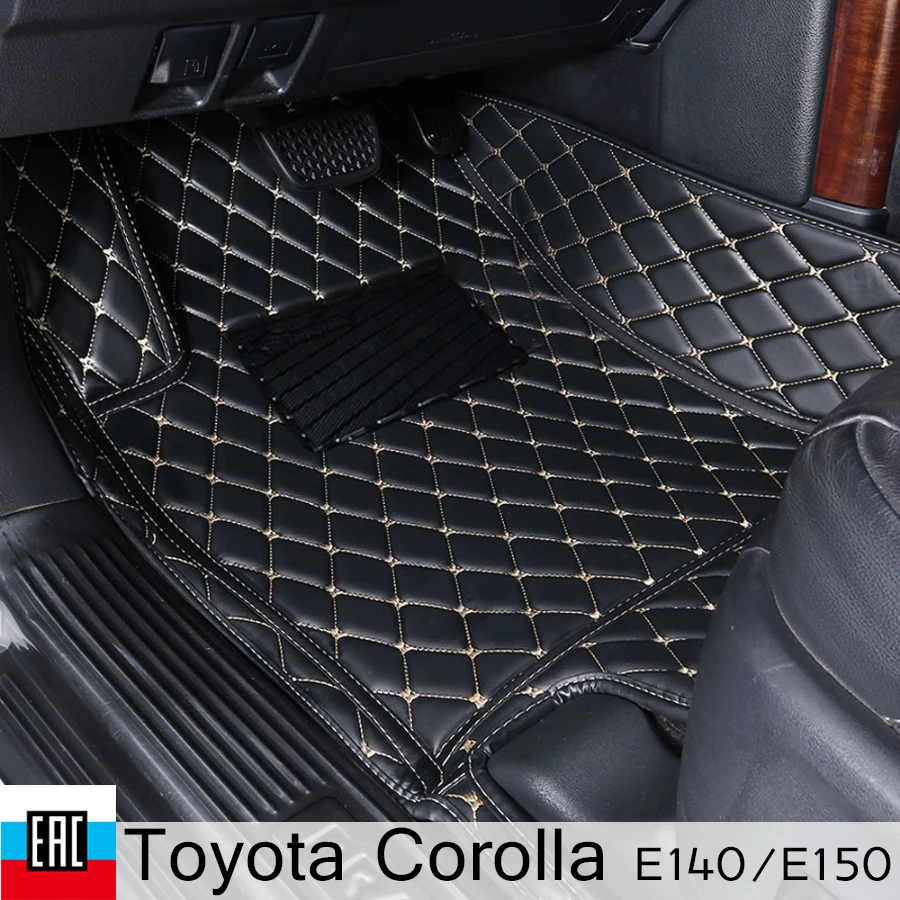 Коврик для авто Toyota Corolla E140/E150 право руль 2006-2013 аксессуары из экокожи в салон