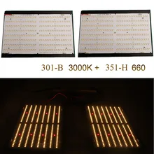 Супер яркий Диммируемый 120 Вт 240 Вт Светодиодный светильник для роста квантовой доски полный спектр 301B SK 3000K 351H 660nm Meanswell driver