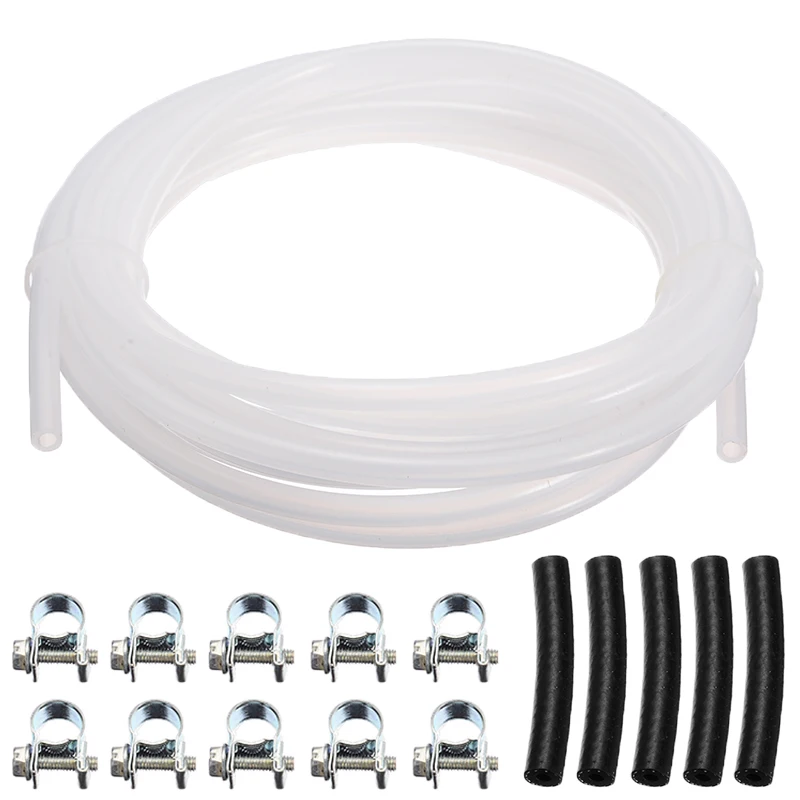 5mm Transparent Fuel Pipe Line Hose Clamp Clip Kit 89031118 Car Heater Fuel Tank Fuel Pie For Webasto Eberspacher Heater