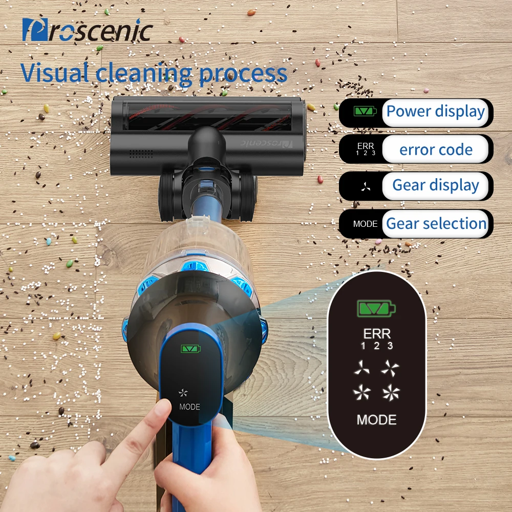 Proscenic P10 Nirkabel Handheld Vacuum 