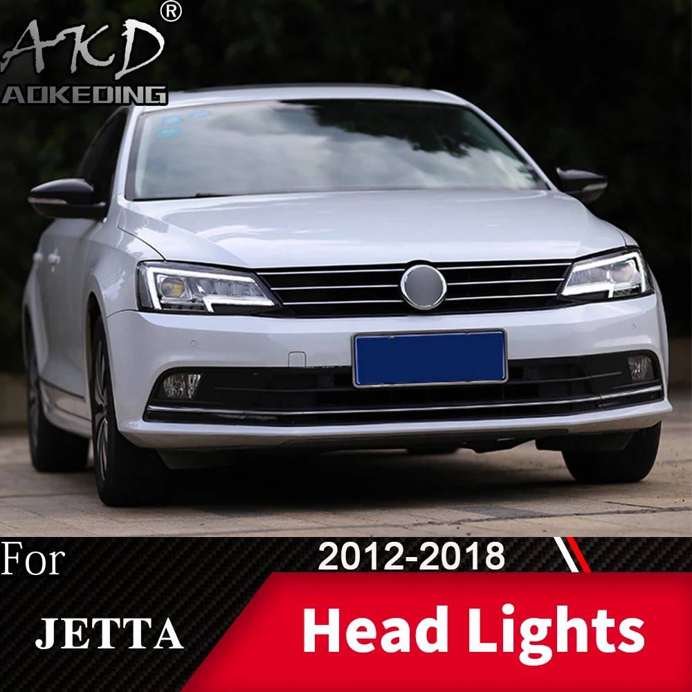 Фара для автомобиля VW Jetta Mk6 2011- Jetta головной светильник s противотуманный светильник s дневной ходовой светильник DRL H7 светодиодный Биксеноновая лампа автомобильные аксессуары