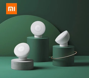 

Xiaomi Mijia Led Induction Night Light 2 Lamp Adjustable Brightness Infrared Smart Human Body Sensor With Magnetic Base