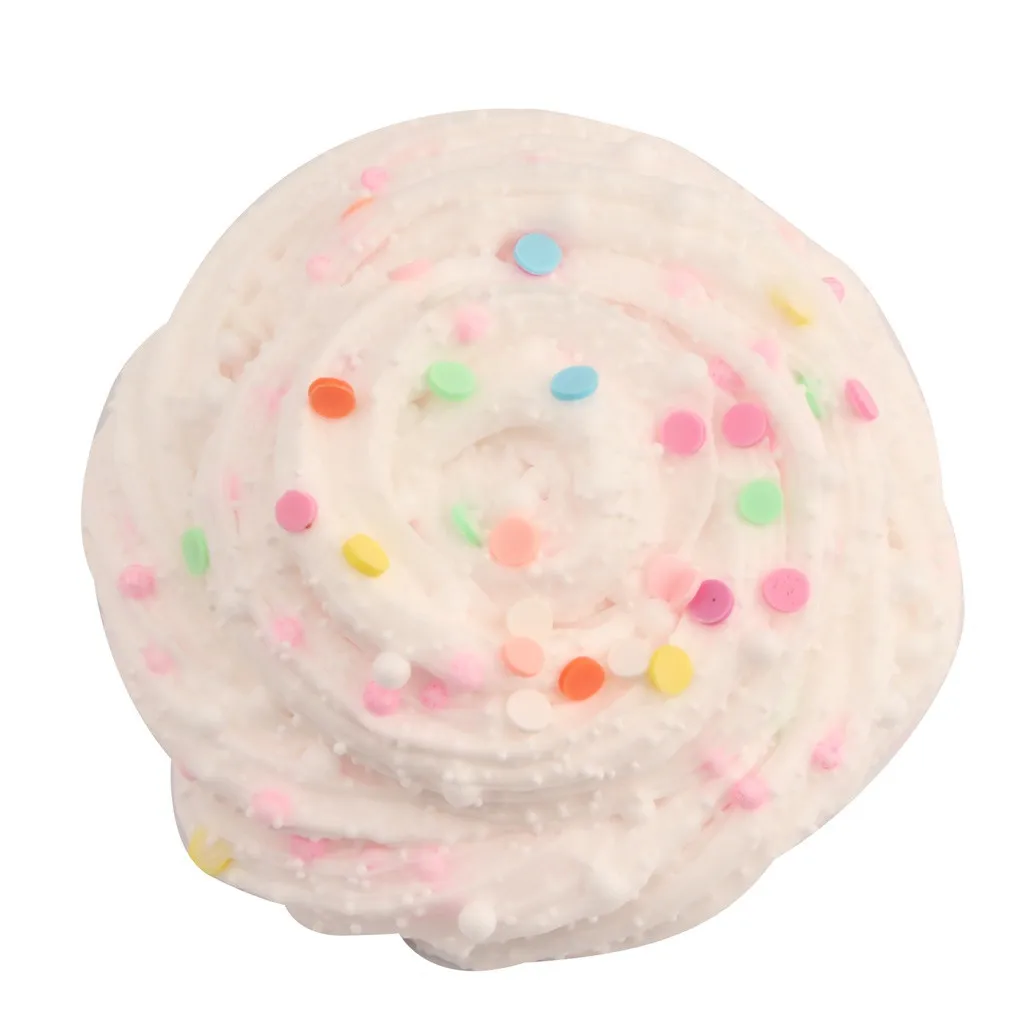 Fluffy Slime Supplies Stress Relief Toy Child Creativity Imagination Education toy Beautiful Color Colorful Slime toys #A