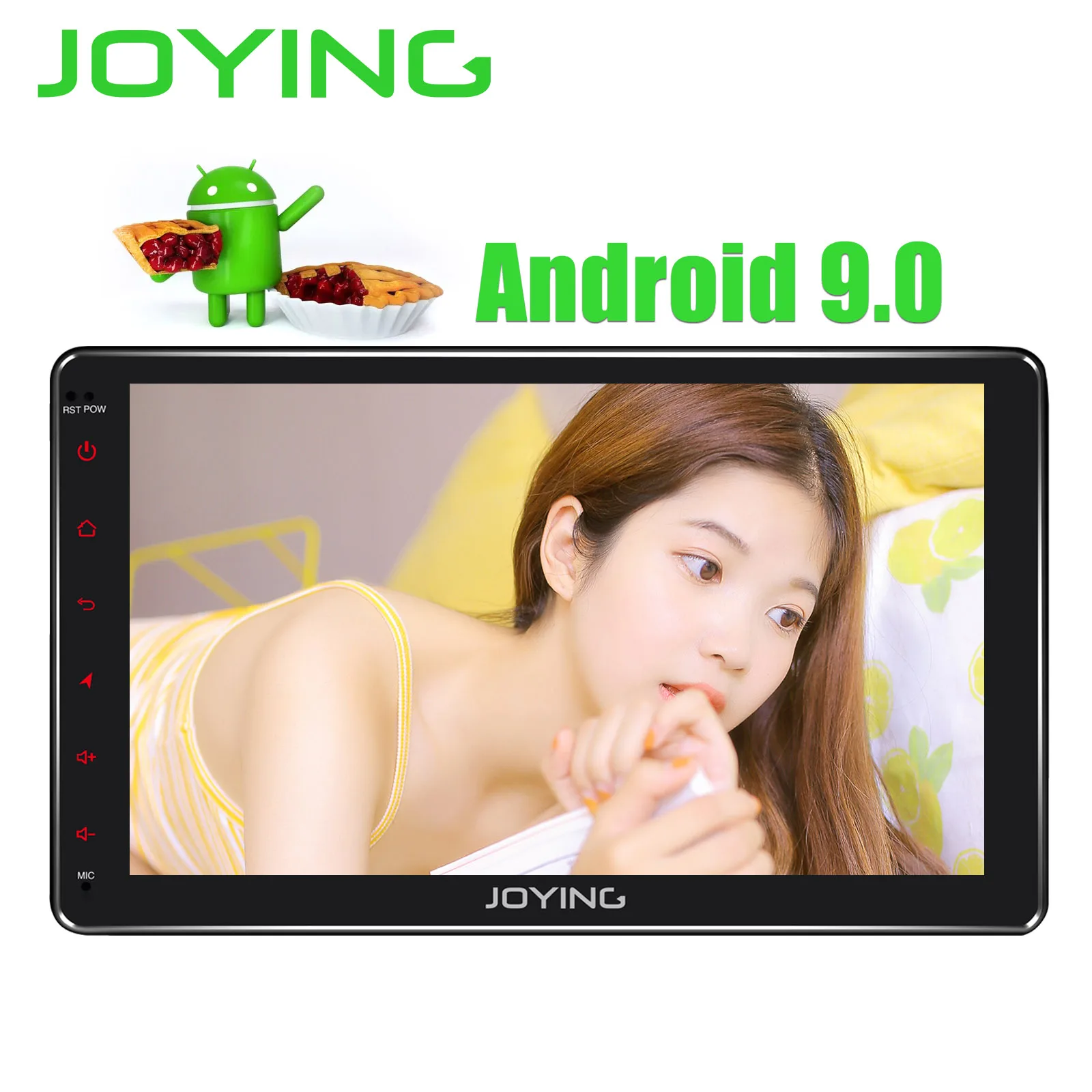 Best 10" Double 2 Din Android 9.0 Car Radio Stereo 2GB+16GB Multimedia player GPS Navigation Head Unit Built in DSP Video out Mirror 4