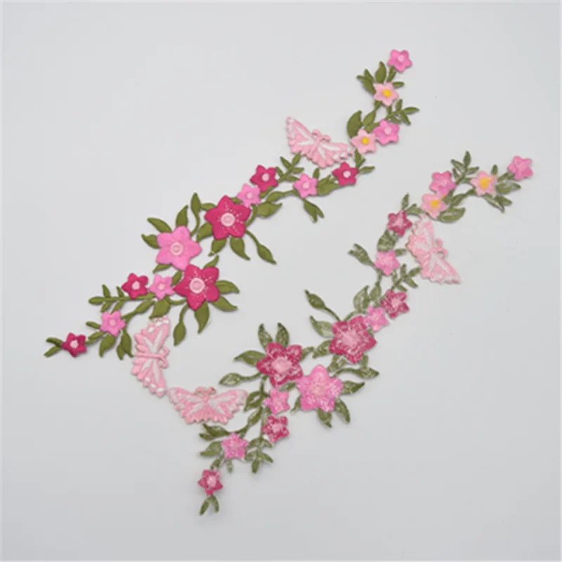 

10pcs Rose Flower Floral embroidery Patches iron on clothes