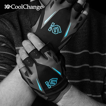 

CoolChange Cycling Gloves Summer Sports Anti-sweat GEL Bicycle Gloves Anti-slip Breathable Half Finger Bike Gloves For Men Women