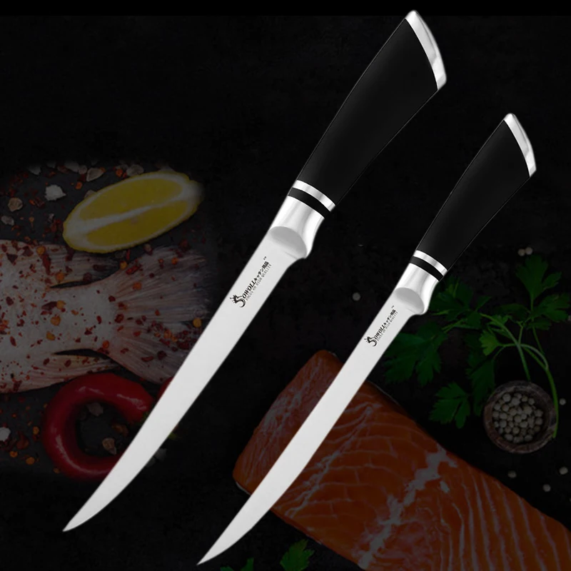 

7" 8" inch Kitchen Knife Boning Knives High Quality Chef Stainless Steel Knife For Bone Meat Fish Fruit Vegetables Cooking Tool