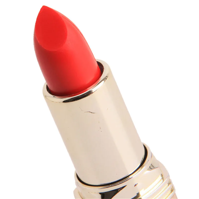 fashion red 3 цвета, губная помада для макияжа, длительное увлажнение гриба, Косметическая Помада, Красная губная помада для женщин - Цвет: fashion red