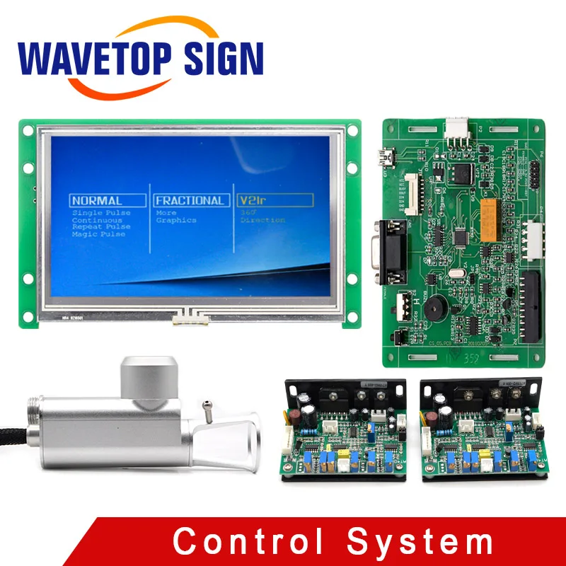 WaveTopSign CO2 решетчатый лазер с медицинской ручкой + сканирующий гальванизатор карта