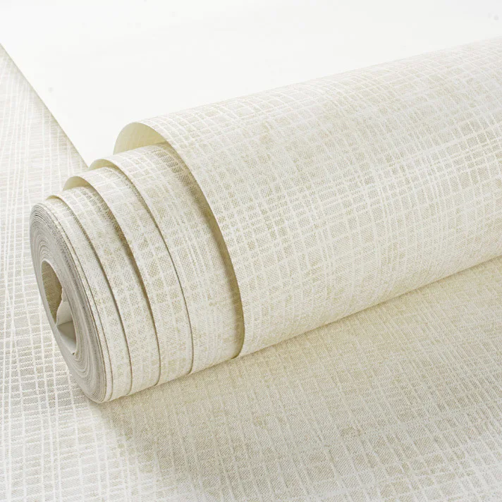Light beige Простая Нетканая современная цветная настенная бумага, спальня, гостиная, диван, ТВ фон, одноцветная настенная бумага в рулонах, Papel De Parede 3d - Цвет: Light beige