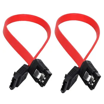 

45CM SATA II SATA 2 SATA 2.0 Data Cable Straight Hard Drive Cable Right Angle SATA Cable 7pin to 7pin .5gb/s dropshipping