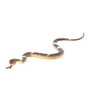 

12pcs/set Simulation Reptiles Animal Snake Figures Model Toys Halloween Jokes Trick Kids Educational Collection Gift
