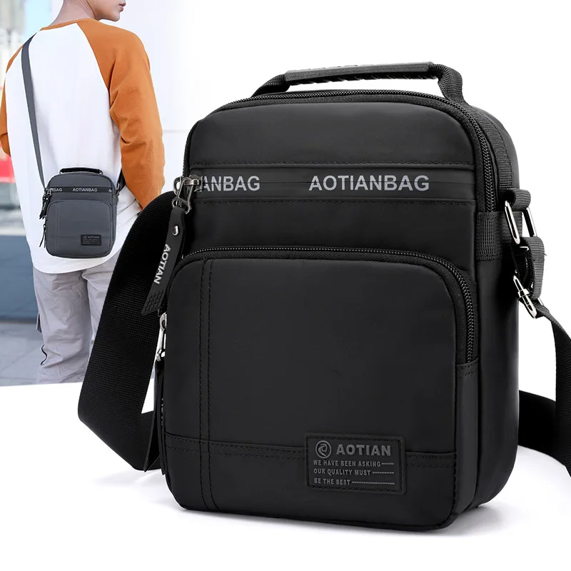 

Men's Single-shoulder Bag 2019 New Style Business Simple Multi-functional Backpack Outdoor Casual Satchel Riding Backpack