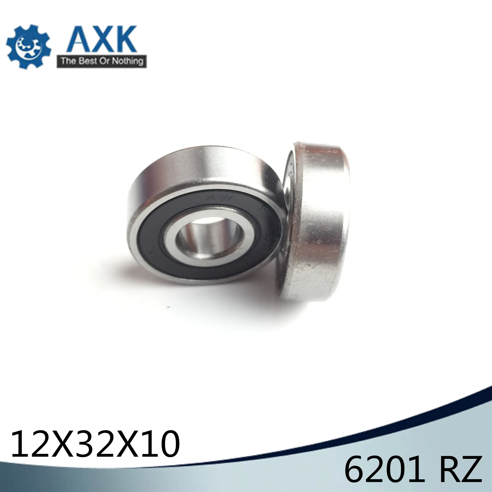 6201RZ Bearing 12*32*10 mm ABEC-3 ( 8 PCS ) Mute High Speed For Gearboxes 6201 RS 2RZ Ball Bearings 6201RS 2RS With Nylon Cage