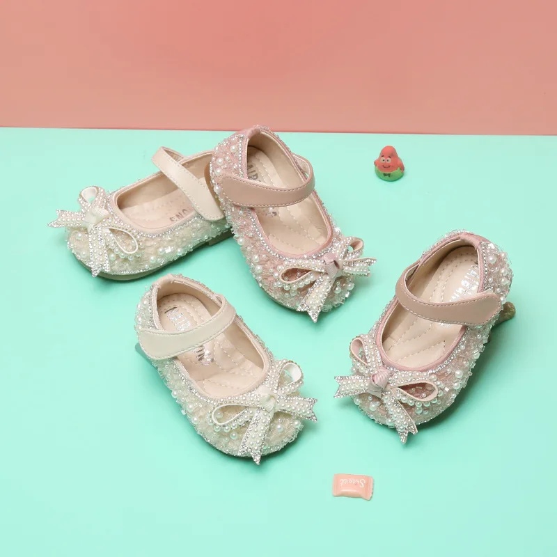 Spring Autumn New Baby Girls Shoes Fashion Shallow Girls Flats Solid Color 1-3 Years Old Princess Mary Janes Shoes spring autumn double buckle strap flats non slip girls oxford shoes butterfly knot leather shoes kids platform mary janes shoes