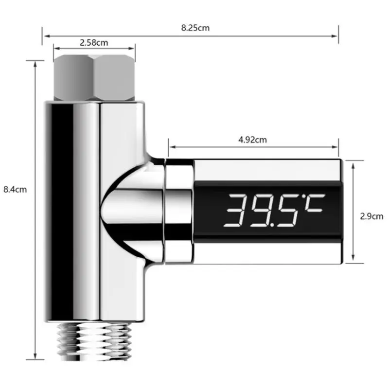 Светодиодный дисплей домашний водопроводный кран термометр для душа монитор температуры ребенка