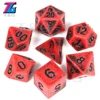 7 pièces/ensemble polyèdre TRPG jeux mdn pour D4-D20 Opaque Multi côtés dés pour jeu de société ► Photo 2/6