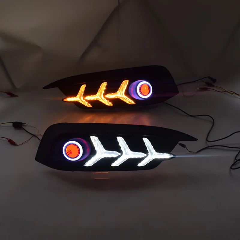 

Suitable for 16 Honda Civic Daytime Running Lamp the Tenth Generation Civic Modified with Steering Daytime Running Light Angel E