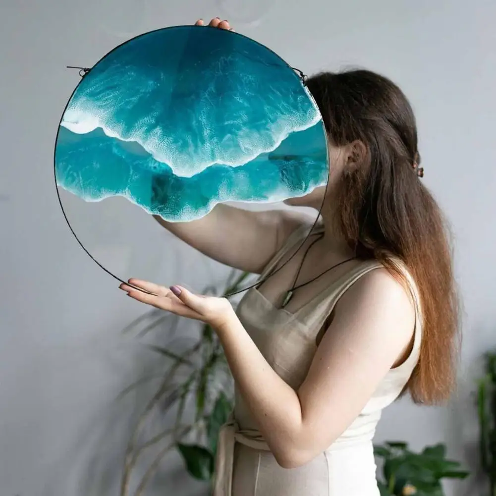 Nordic Ocean Coastal Beach Landscape Wall Art Sea Wave Wall Decoration Pendant TV Background Wall Decoration Pendant Home Decor 2