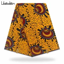 Дизайн гарантированный голландский воск высокого качества Африканский настоящий воск голландский для шитья ткань хлопок настоящий воск голландский F911-28