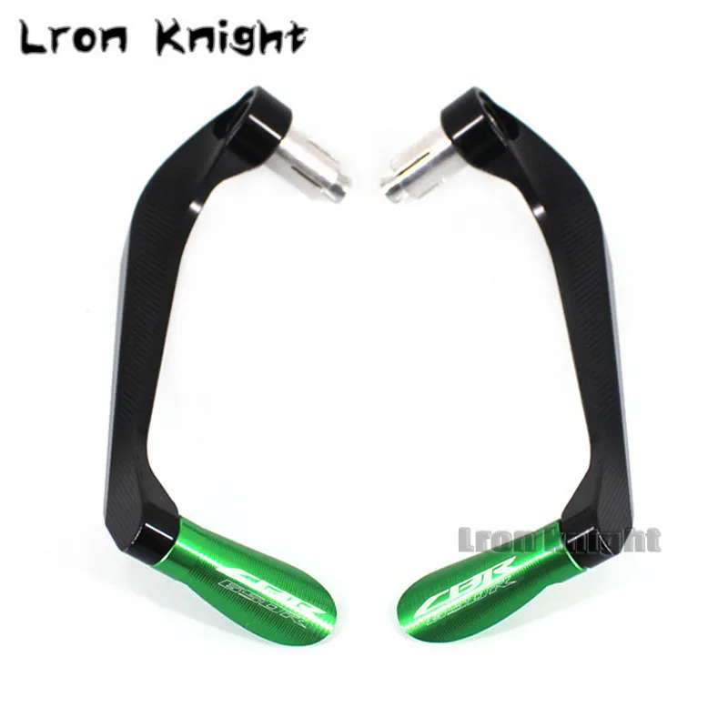 For HONDA CB650R CB 650R CBR650R CBR-650R CBR 650R Motorcycle CNC Handlebar Grips Guard Brake Clutch Levers Guard Protector - Цвет: CBR650R Green