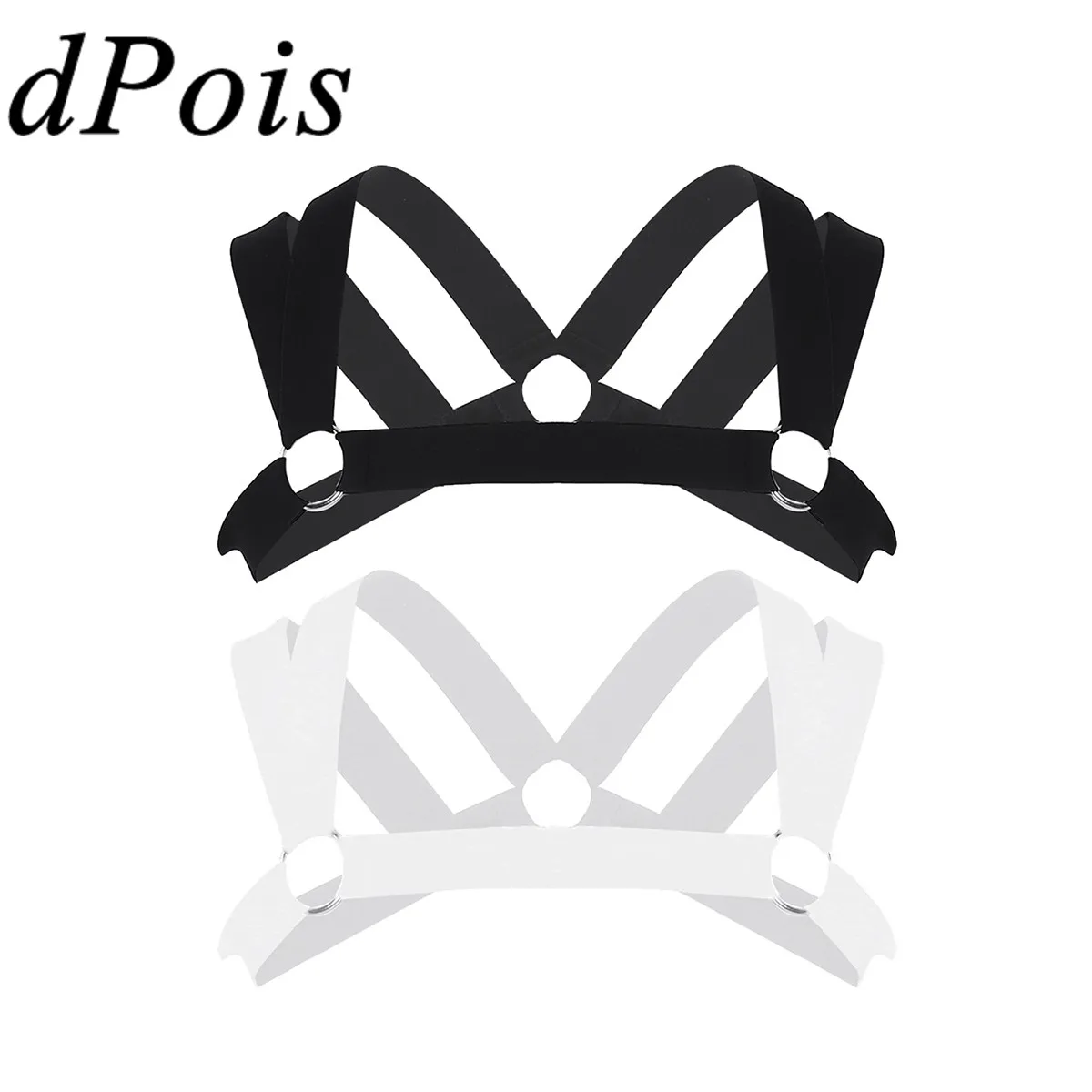 Для мужчин нижнее белье эластичный нагрудный ремень для тела сексуальные гей 2