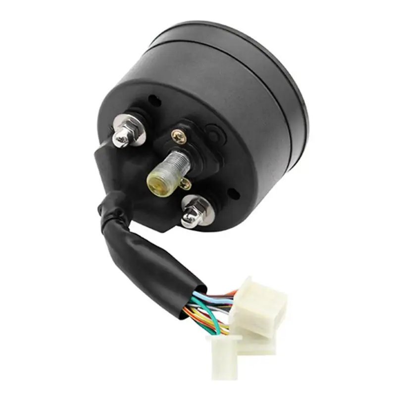 12V мотоциклов ЖК-дисплей цифровой спидометр одометр спидометр отличная АБС-пластик длительное прочный тахометр с маслом сигнализатор превышения уровня