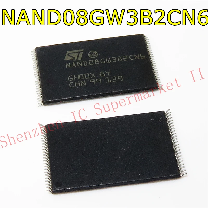 

New&original NAND08GW3B2CN6 4 Gbit, 8 Gbit, 2112 byte/1056 word page multiplane architecture, 1.8 V or 3 V, NAND