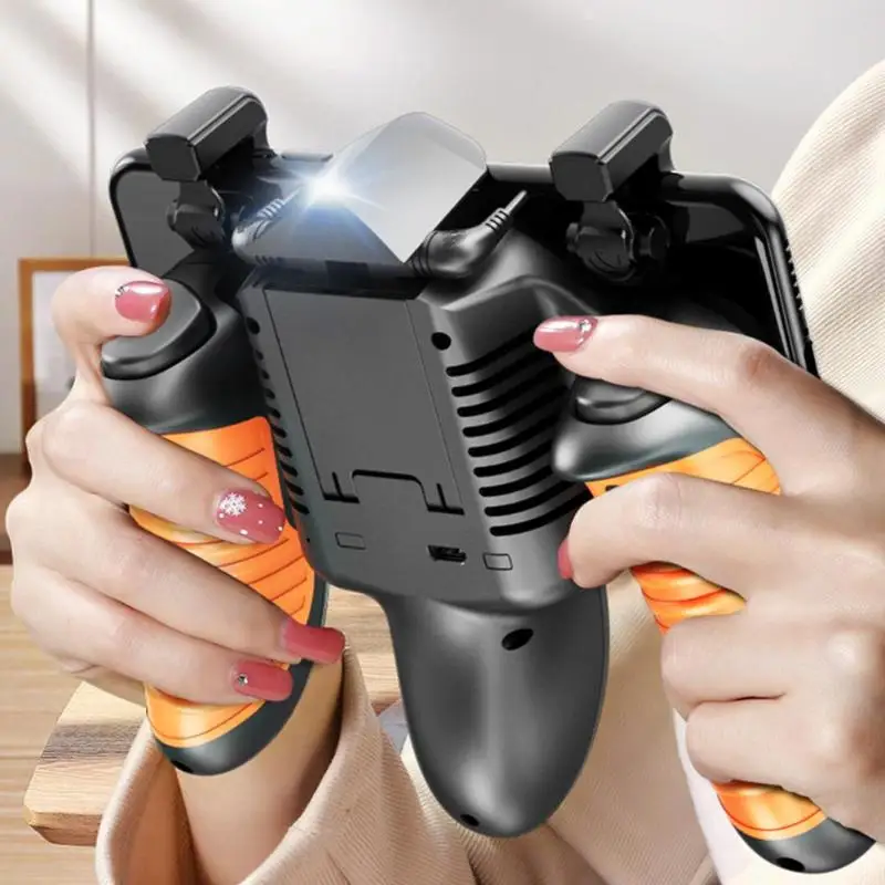VODOOL JS26 импульсный геймпад для мобильного телефона для PUBG мобильный игровой курок Кнопка огня L1 R1 шутер контроллер для iPhone Android