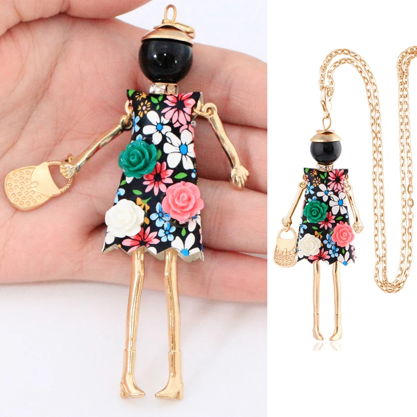 Statement Necklace For Women Alloy Fashion Girl Pendant Handmade