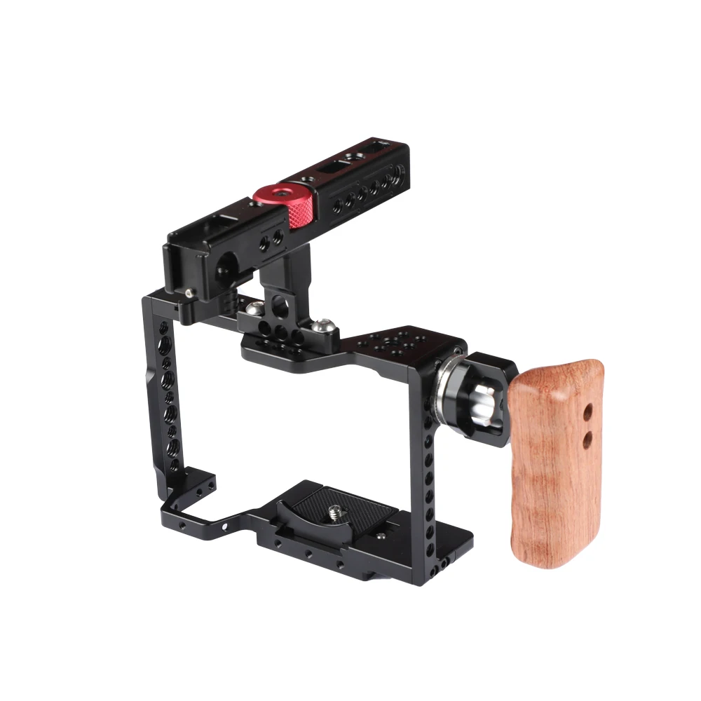 Kayulin полная камера клетка с верхней ручкой Сырная ручка и Arri розетка для sony a7 II a7R II a7S II a7 III a7R III a9 серии