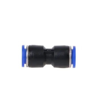 

10 Pcs/Set Air Pipe Connector Push Quick Release Adapter Air Line Fittings pu4/6/8/10/12/14/16 Plastic Sealed