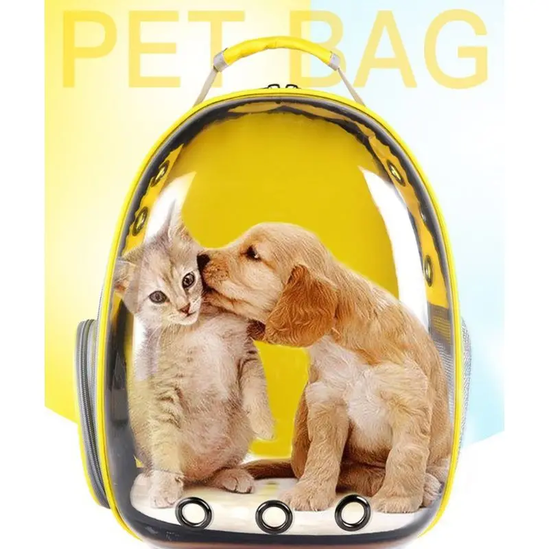THINKTHENDO портативная Pet сумка для щенков дорожная прозрачная сумка рюкзак кошка собака космическая капсула дышащая