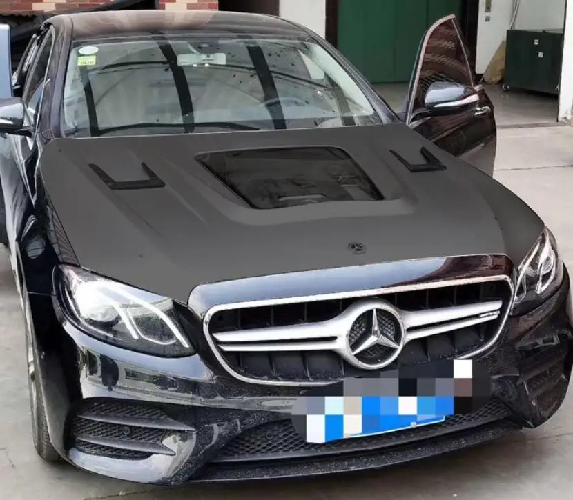 W212 W213 автомобильный передний бампер из настоящего углеродного волокна для Mercedes-Benz W212 W213 E-Class E260 E300 E63 AMG