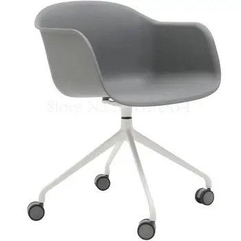 

Scandinavian Computer Chair Modern Wheel Home Negotiation Office Chair Personality Simple Danish Casual Designer Study