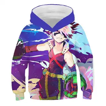 

2020 Super Fire cartoon game character boy girl child 3D anime print hooded children baby sweater casual sweater