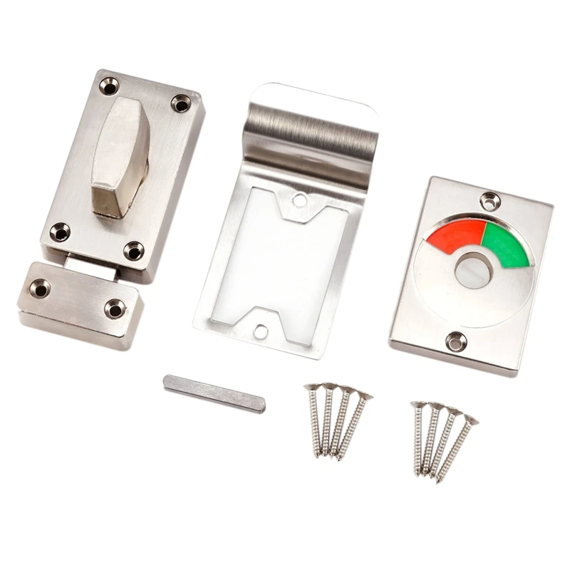 

Bathroom Toilet Wc Indicator Privacy Dead Bolt Door Lock Latch Vacant Engaged