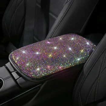 

Universal Car Accessories Sparkle Luxury Rhinestone Car Steering Wheel Handbrake Cover Decor Fashion Design Fashionable