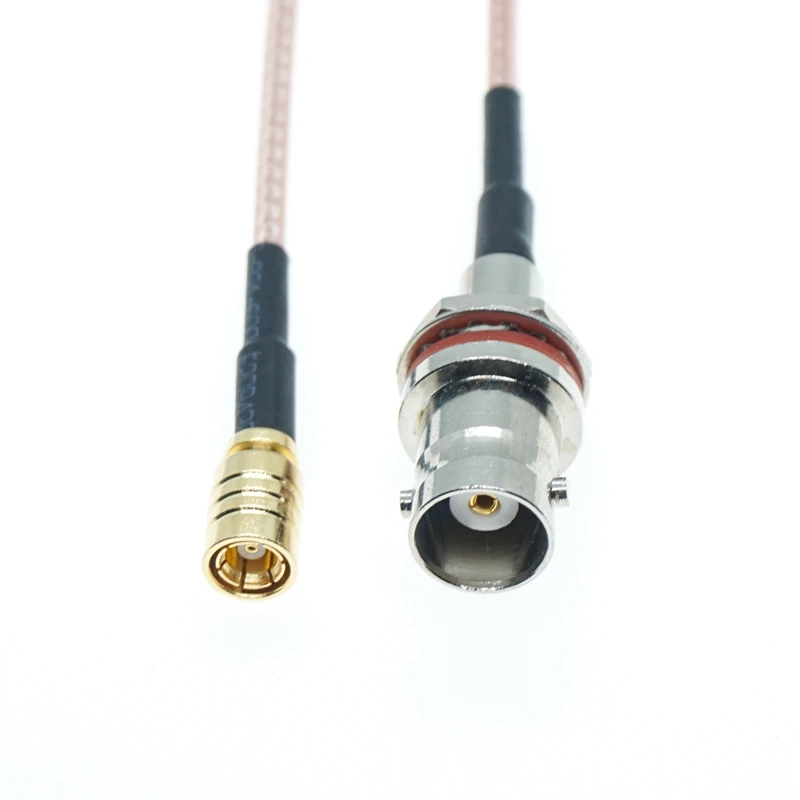 SMB Женский Разъем для BNC адаптер перегородки Rf отрезок коаксиальный Rg316 джемпер Удлинительный