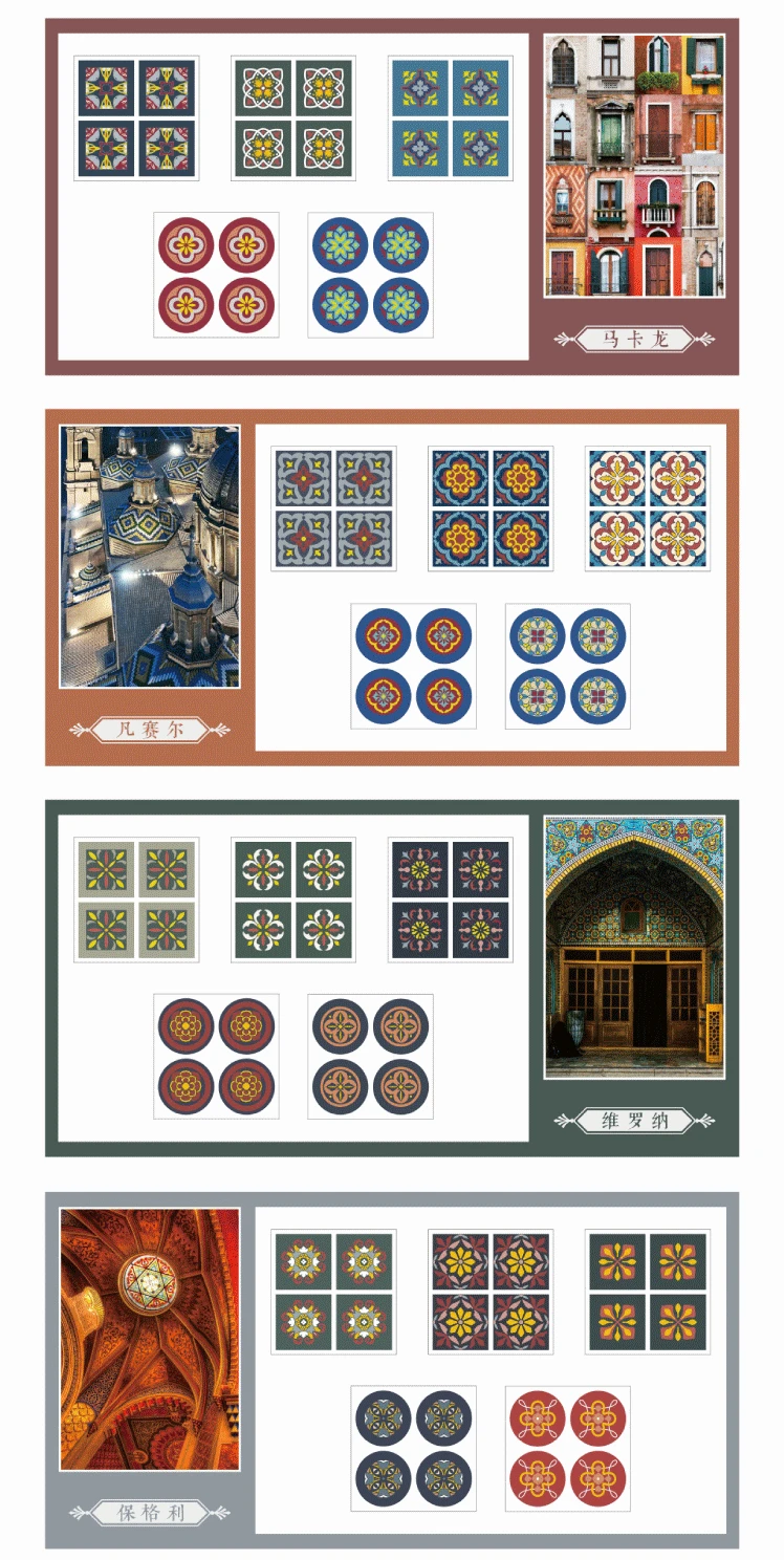 Moking Western tile дневник бумажная наклейка для скрапбукинга декоративная этикетка 1 лот = 16 упаковок