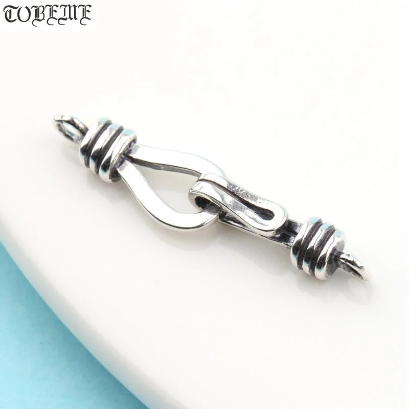 

Handmade 100% 925 Silver HookS DIY Bracelet Hook Sterling Silver Jewelry Findings Clasp and hook