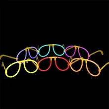 10 шт. рождественские светящиеся флуоресцентные очки светящиеся палочки освещение для Реквизит Свадьба День Рождения Вечеринка концерты сувениры с рамкой игрушки