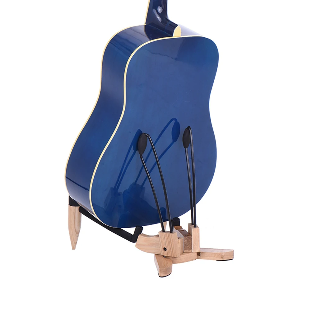 Muslady Metal Guitarra Soporte de Suelo Instrumento Musical Soporte de Tr/ípode para Bajo Ac/ústico de Guitarra El/éctrica