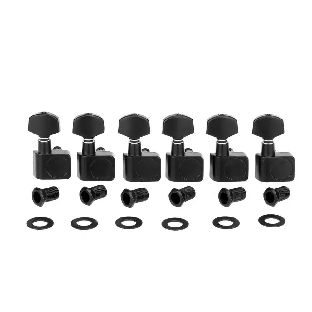

Musiclily Pro 6-in-line 2-pins Sealed Guitar Tuners Machine Head Tuning Pegs Set for Fender Strat/Tele, Gold