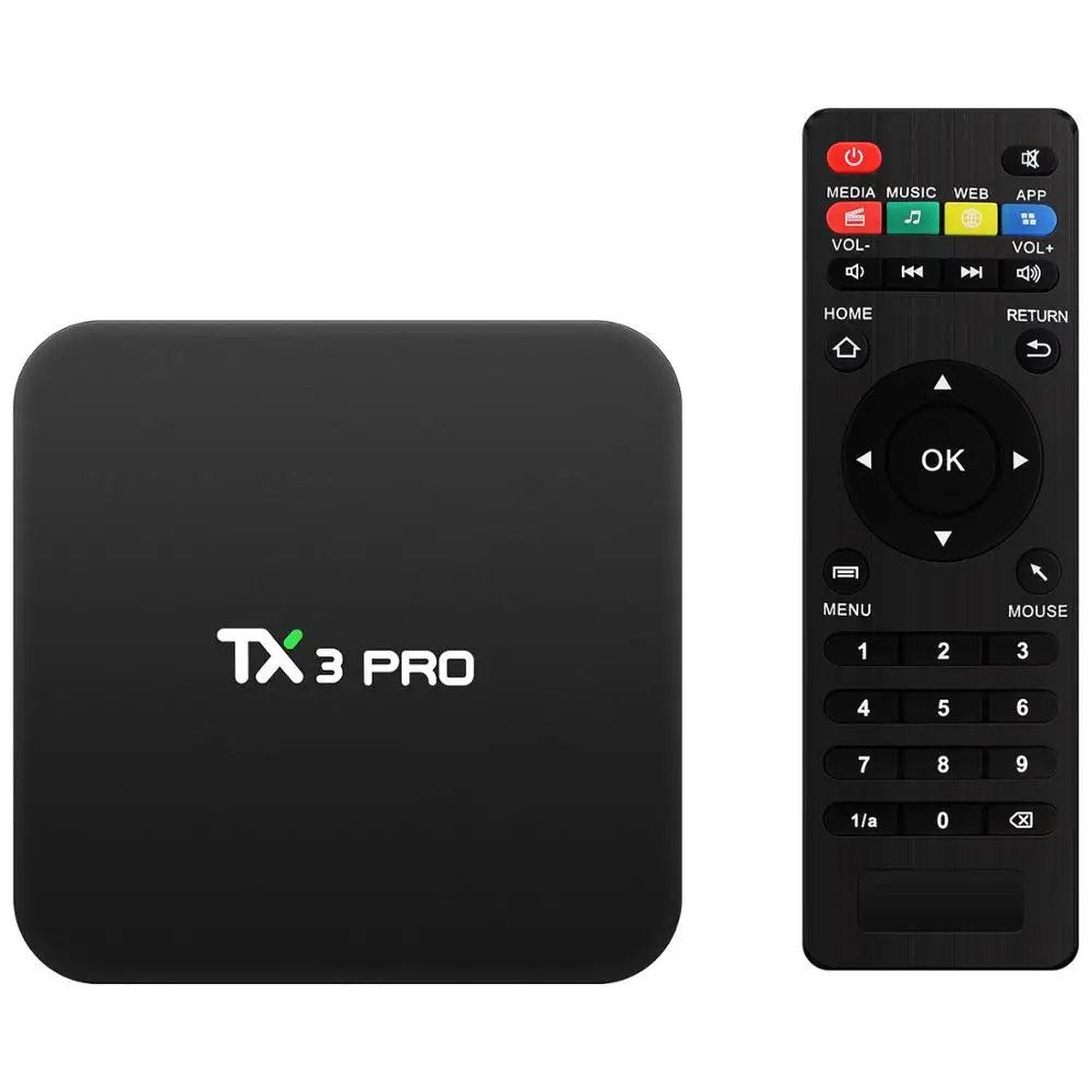 

TX3Pro Android TV Box Amlogic S905W 1G/8G WiFi Smart 4K Set Top Box
