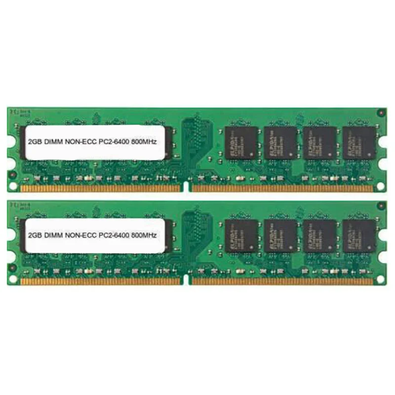 2 шт. MT 2G DDR2 800 PC2-6400U настольных ПК памяти бар OD889