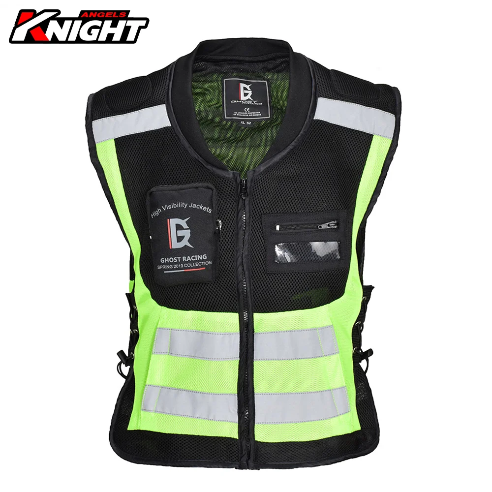 Motorcycle Reflective Vest Chaqueta Moto Safety Cycling Vest Motorcycle Airbag Vest Motocross
