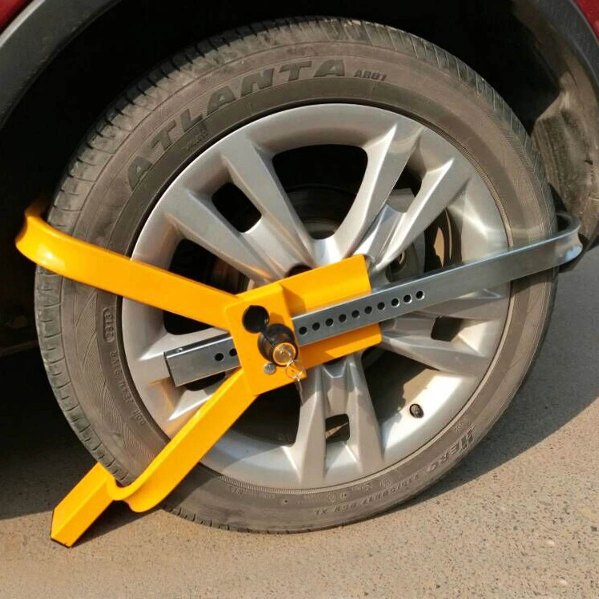 Car Tire Lock Claw Parking Locks Anti Theft Wheel Clamp for RV Boat Trailer Fit R13 R14 R15 | Автомобили и мотоциклы