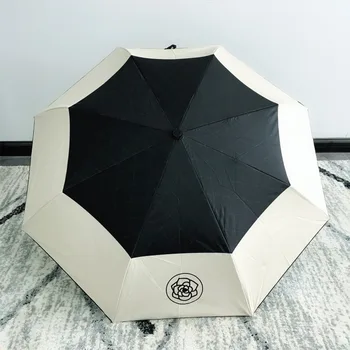 

DINIWELL Wind Resistant Folding Automatic Umbrella Rain Women Windproof Umbrellas Rain For Men Black Coating Parasol